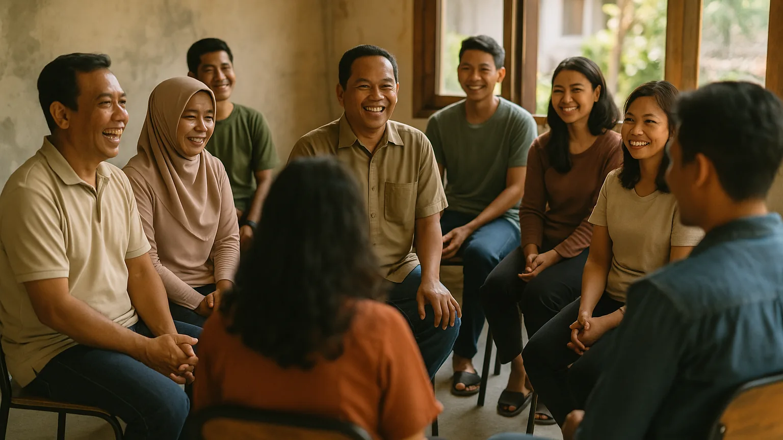 Kelompok komunitas baru berkumpul untuk pertama kalinya