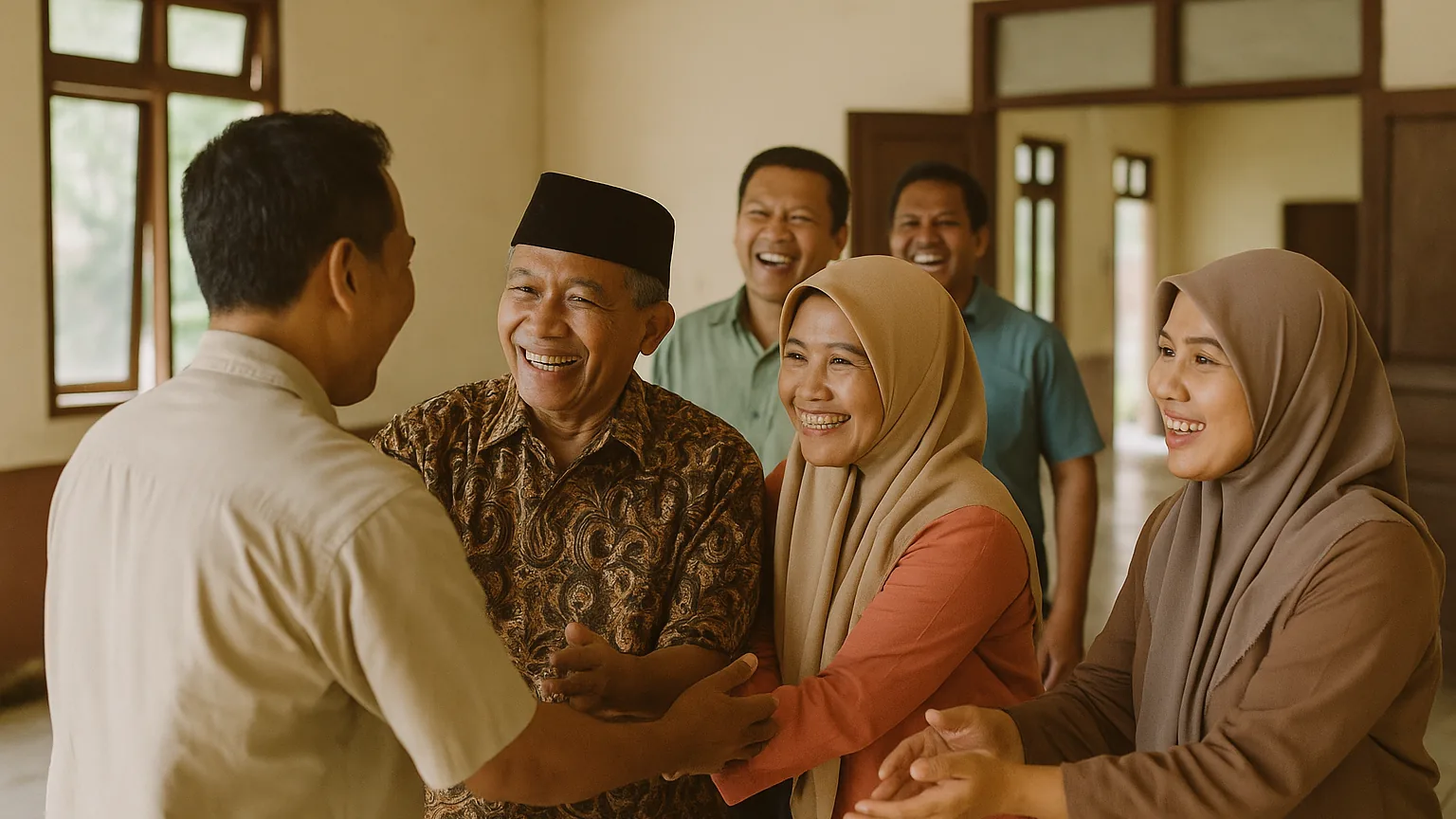 Anggota klub menyambut hangat anggota yang kembali